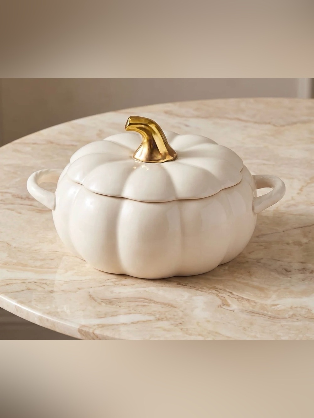 Pfaltzgraff Pumpkin Shaped Casserole Dish